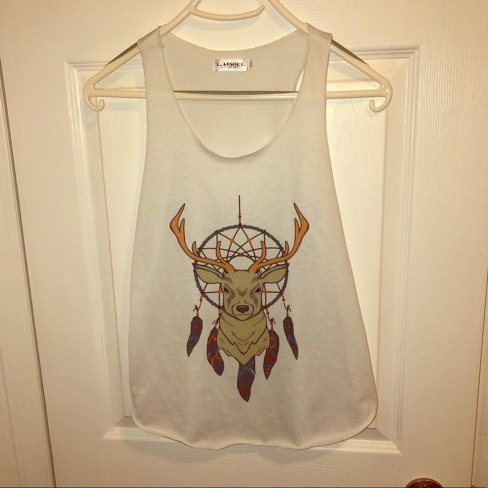 Beautiful Stag Graphic Tank Top